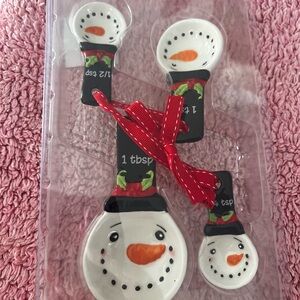 Snowman Measuring Spoons Set